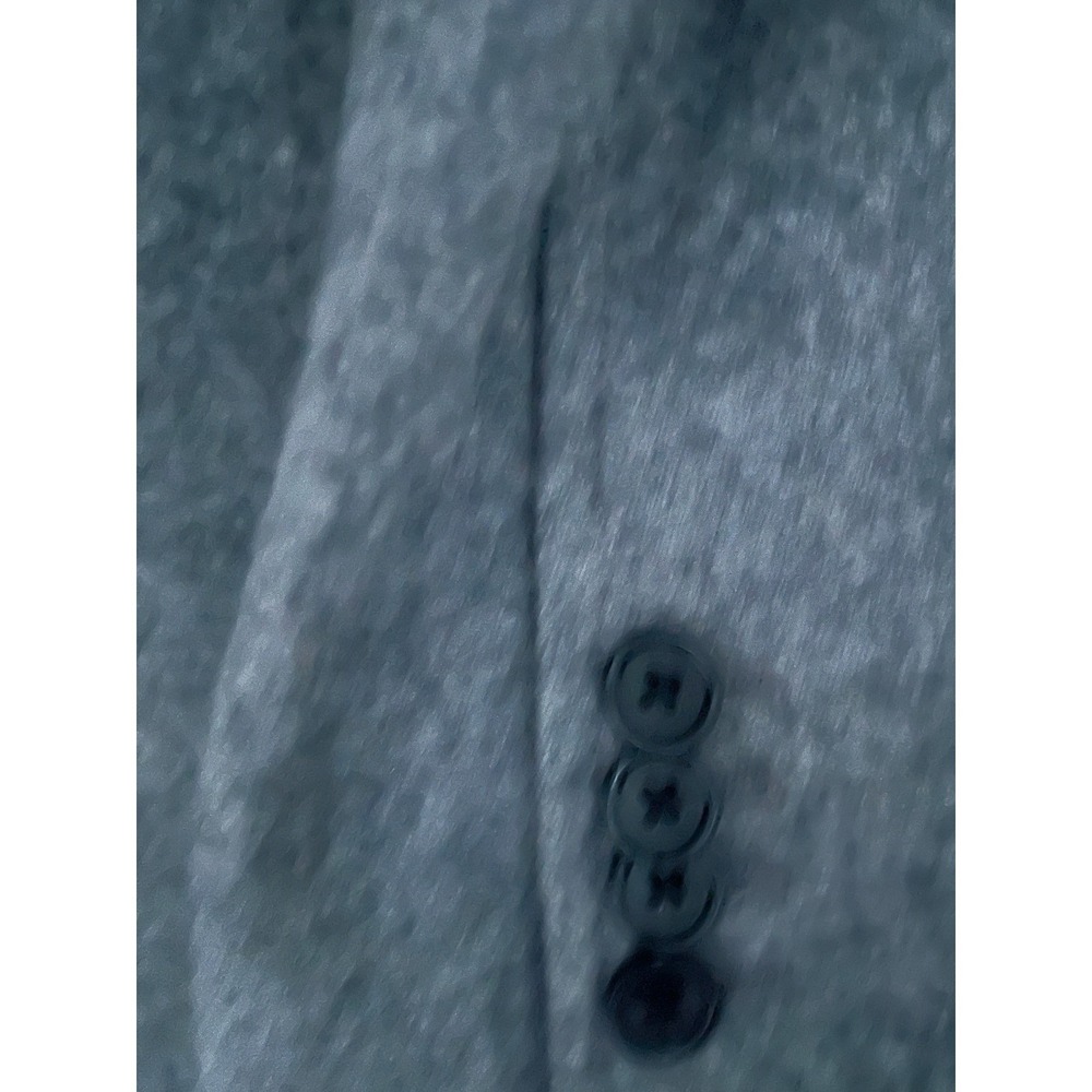 Banana Republic Slim Wool Blazer Mens 42R Gray Italian Fabric Mario Bellucci Lux - Picture 12 of 16